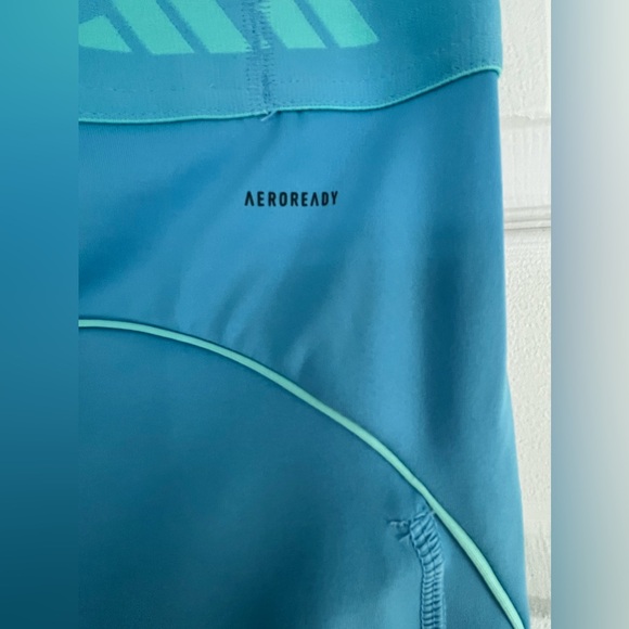 NWT WOMENS ADIDAS HYPERGLAM COLOR POP FULL-LENGTH LEGGINGS M - Picture 9 of 9